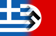 Greek Anti Fascists Confront Nazi Merkel!